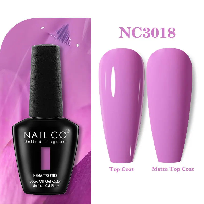 NAILCO Fresh Gel Nail Polish Nails Semi-permanent Varnish Hybrid Qme 3018