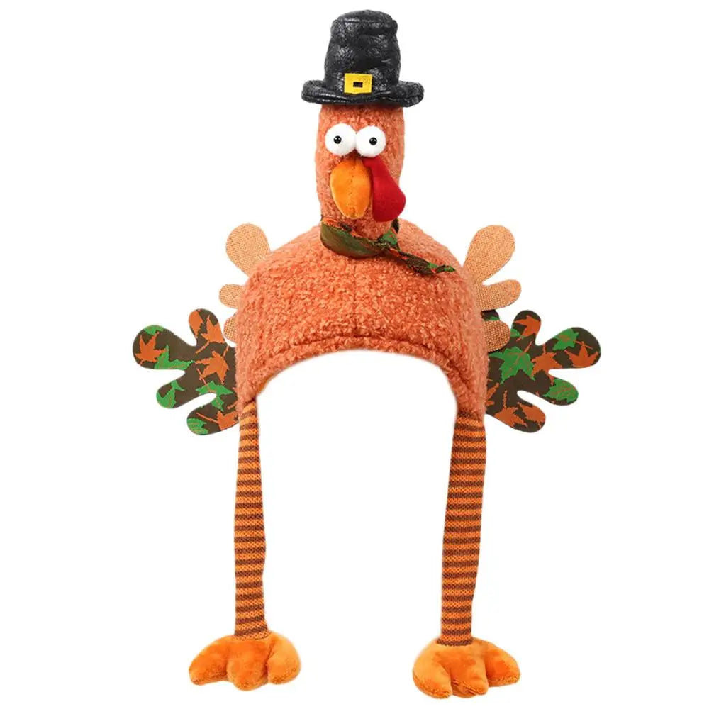 Turkey Hat Chicken Costume Long Legs Thanksgiving Decorations Cartoon Qme Black China Mainland