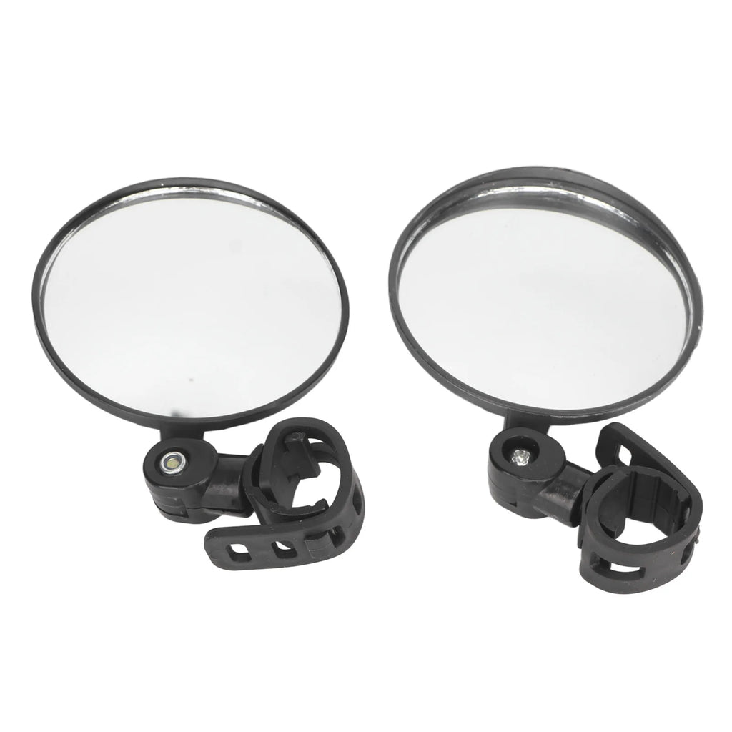 Bike Rear View Mirror Shockproof Scooter Rearview Mirror Wide Angle Adjustable 8cm for Daily Life Qme