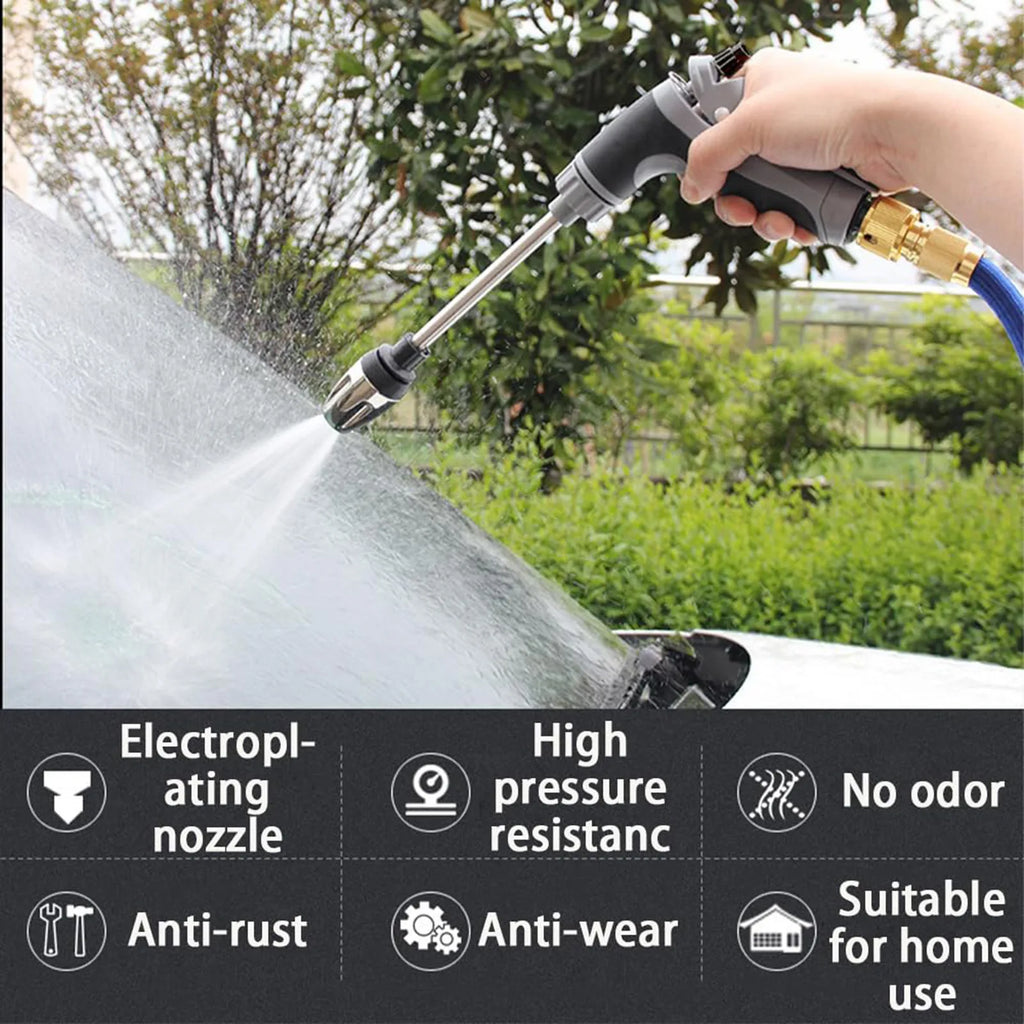 Portable Multifunctional Pressure Long Pole Washers Gun Garden Sprinkler Heavy High Pressure Water Irrigation Watering Tool Qme