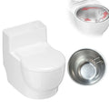 Cat Dog Small Funny Bowl Dogs Cats Hilarious Gravity Toilet Water Qme A