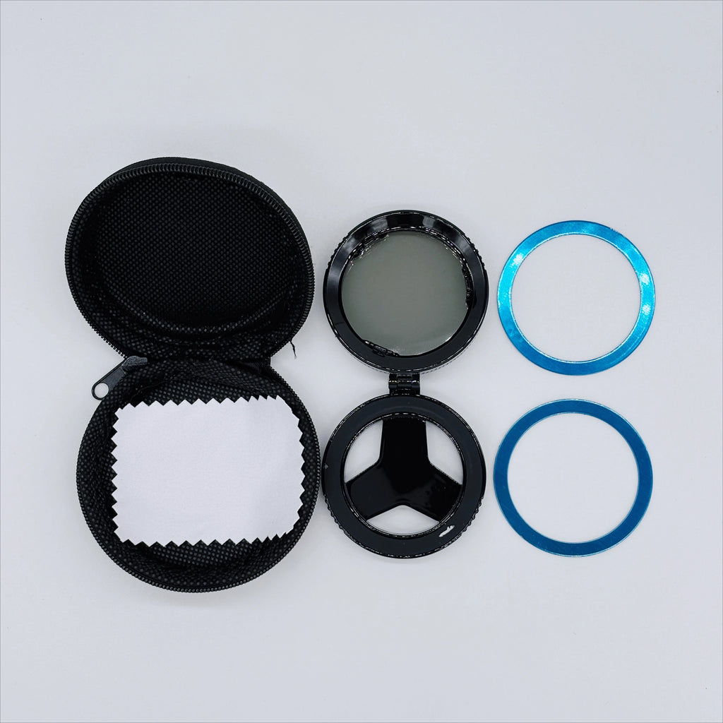 Magnetic Holder Universal CPL Filter Circular Phone Camera Lens Qme 1 set Bundle1 52mm