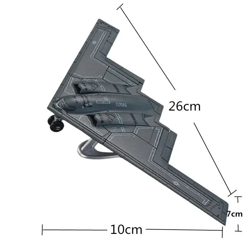 Creative Military Series Building Blocks B2 Stealth Bomber Fighter Helicopter Model Toys For Kids Birthday Gift Qme