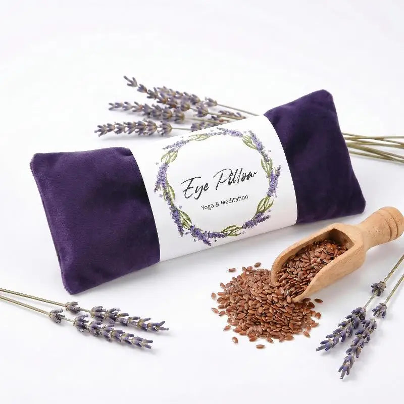 Lavender Eye Pillow Aromatherapy Cold Compress Relieve Fatigue Home Qme Purple