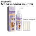 Yegbong Pet Ear Cleaner for Cats And Dogs - Natural Solution Ear Wash Drop Relief from Itching Odor Earwax Mite Killer Qme Default Title