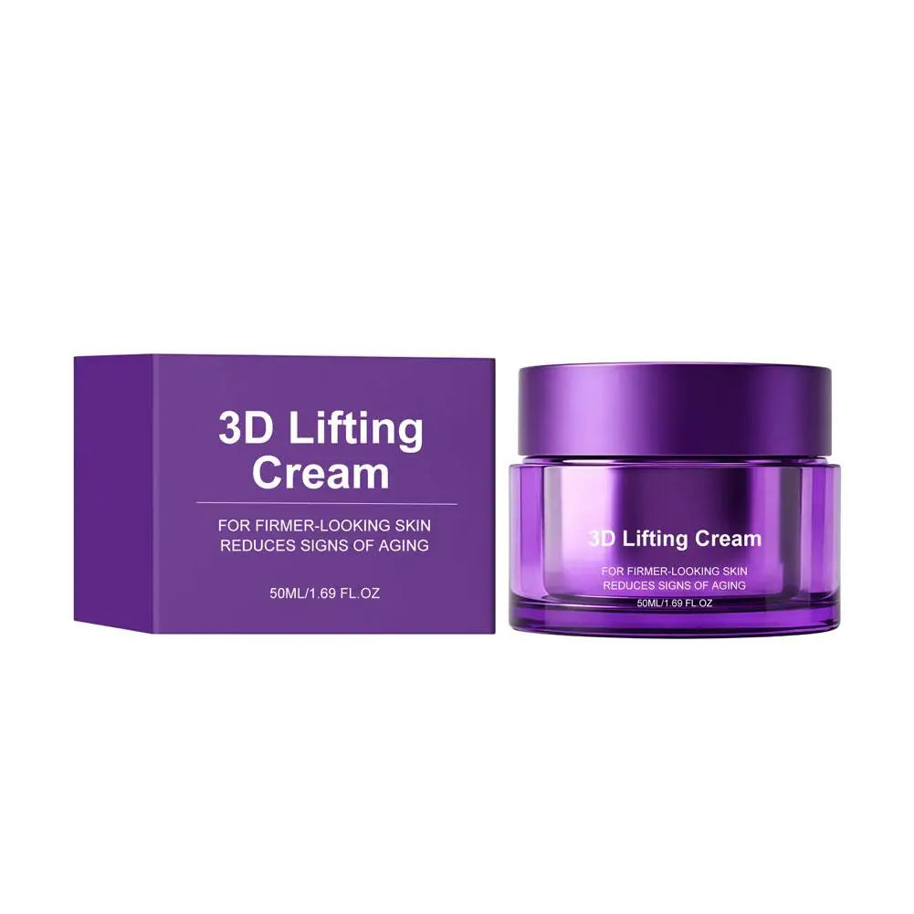3D Face & Neck Lifting Cream,Skin Deep Hydration Firming Moisturizing Nourishing ,Improve Elasticity,Korean Skincare Face Care Qme 1pcs CN