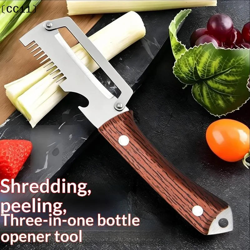 Multi-functional Vegetable Peeler Kitchen Ultra- Stainless Steel Qme