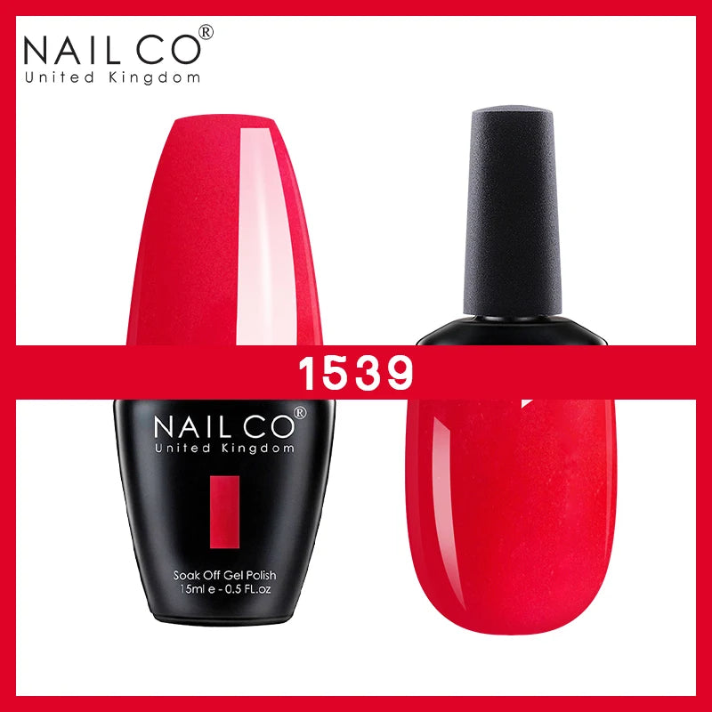 NAILCO Nude Nails Gel Nail Polish UV LED Semi-permant Varnish Hybrid