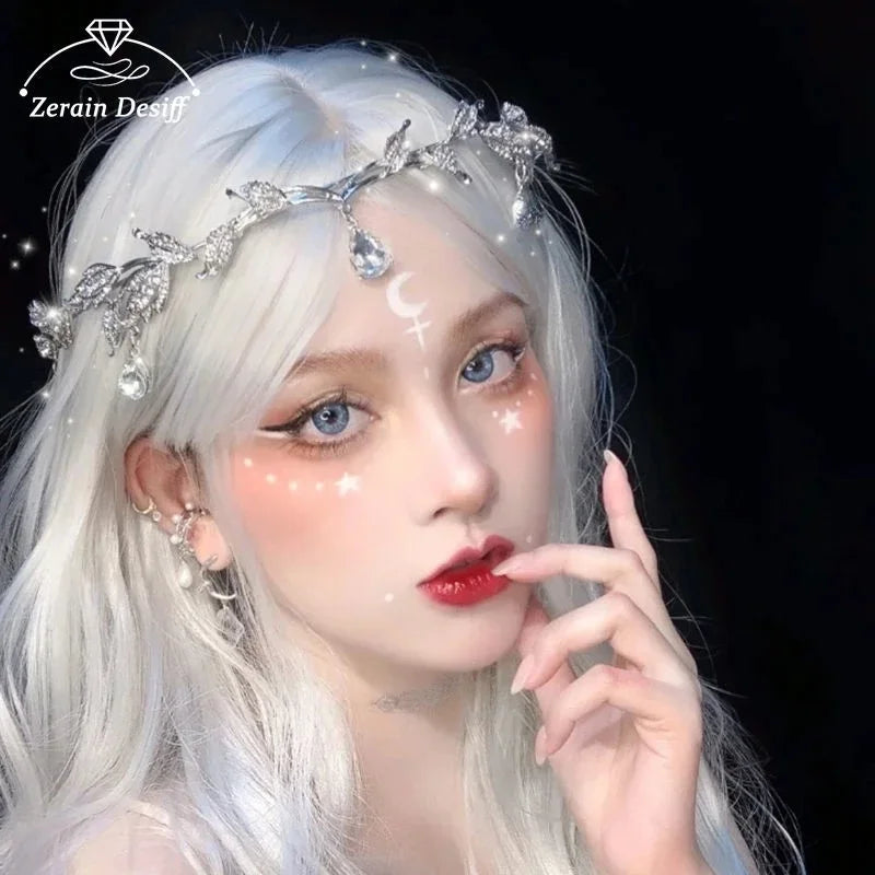 Creative Shape Fashion Gifts Elf Crown Eyebrows Heart-shaped Ethnic Qme