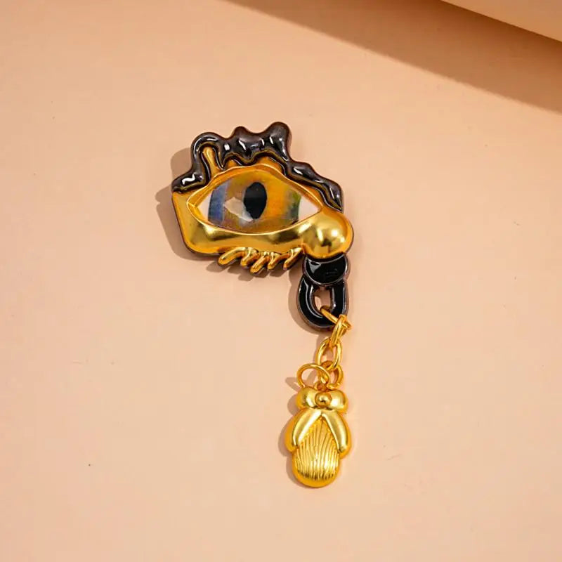 Daily Hollow Keyhole Brooch For Women Trendy Fashion Jewelry Gift Commute Party Wear Accessories Qme 02