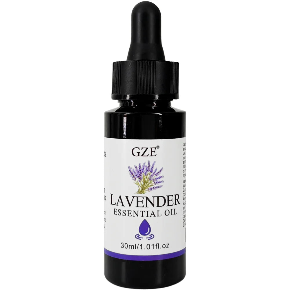 GZE Lavender Essential Oil - Natural Lavender Essential Oil for Light Beige and HairCare, DlY & Diffuser, Premium Essential Oil Qme Lavender
