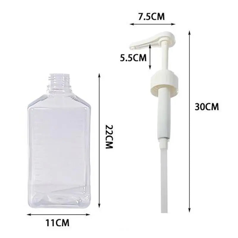Hydraulic Pump Nozzle Head Kitchen Honey Jar Container Home Liquid Qme