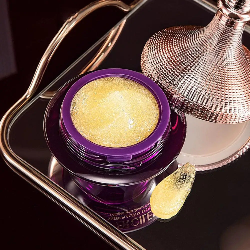 Collagen Facial Cream Sheep Placenta Yeast Elastic Moisturizing Qme