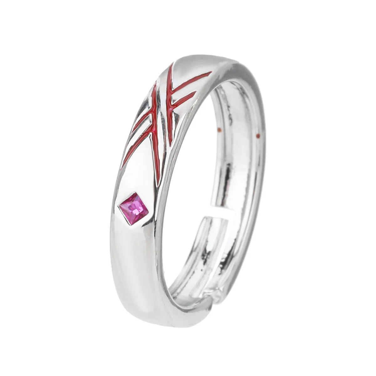 Anime Darling In The Franxx Ring HIRO ZERO TWO Cosplay Adjustable Unisex Couple Lover Rings Jewelry Gift Cosplay Props Accessory Qme