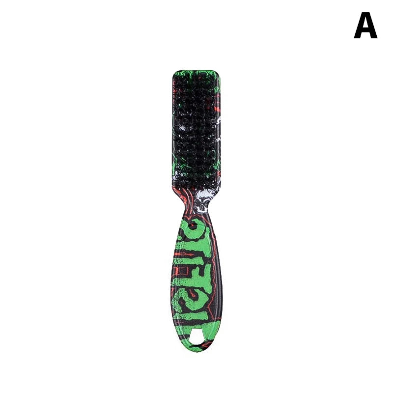 Double-sided Professional Barber Neck Brush Comb Shaving Beard Salon Qme A