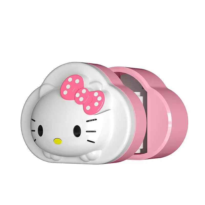 Hello Kitty No-Drill Mop Holder Sturdy, Scratch-Free Mop Holder Broom Holder with Clip and Hook Bathroom Wall-Mounted Holder Qme 3