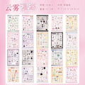 TIANZI 20 Pcs Die cut Stickers Book Cartoon Aesthetics Decoration Handmade Scrapbook Diary Supplies Japanese Stationery Sticker Qme B-2 books