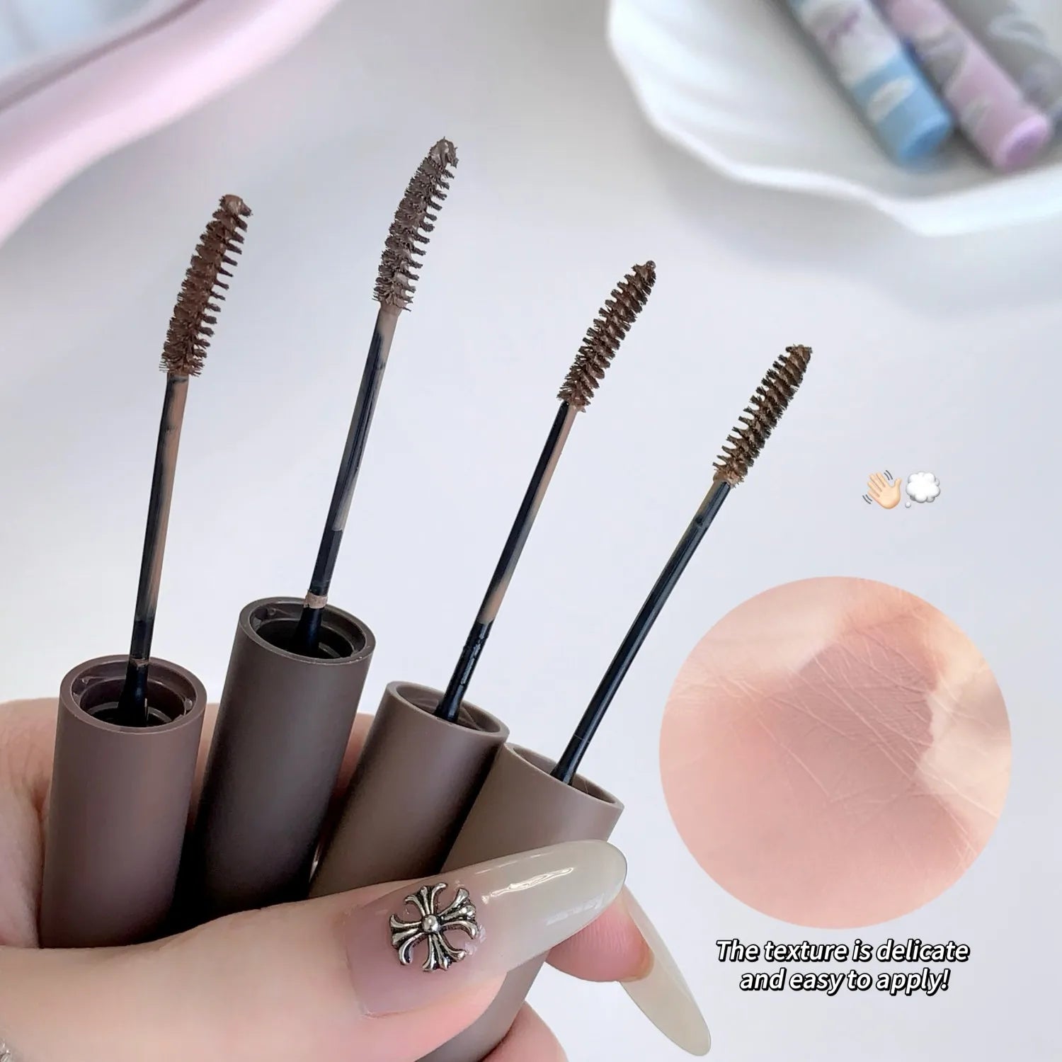 Cute Natural Mist Eyebrow Enhancer Dye Gel Tint Mascara SHAQINUO Long Qme