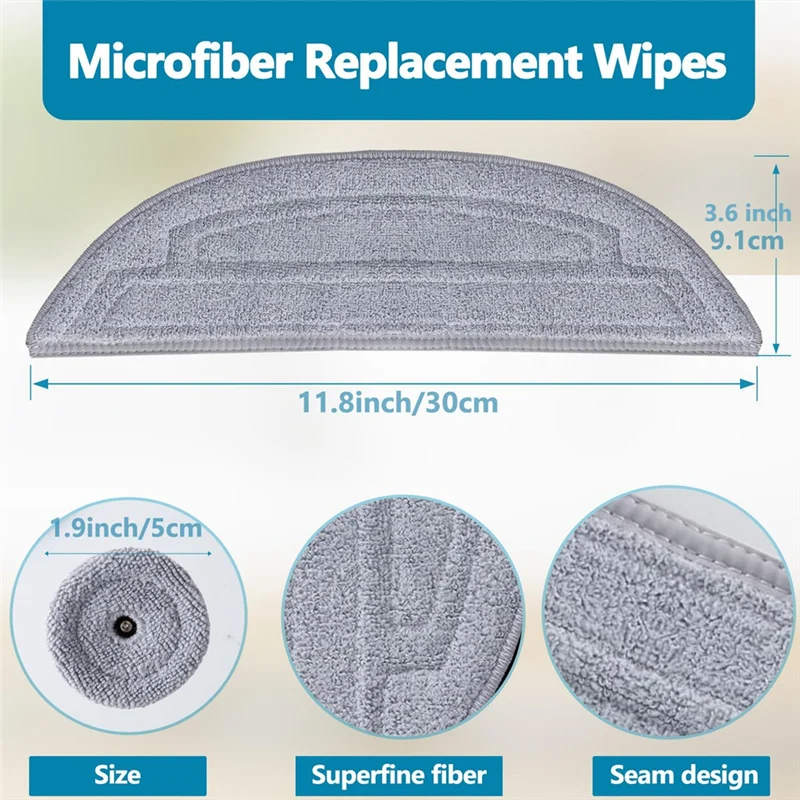 A02F-For Roborock Robot Vacuum Cleaner Dust Bags Suitable For Replacing Robot Vacuum Parts Qme