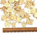 25pcs/lot 2-4cm Cute Mixed Pattern Animal/insect Wooden Decorations For DIY Scrapbook Handmade Supplies Carfts Home Ornament Qme 35mm