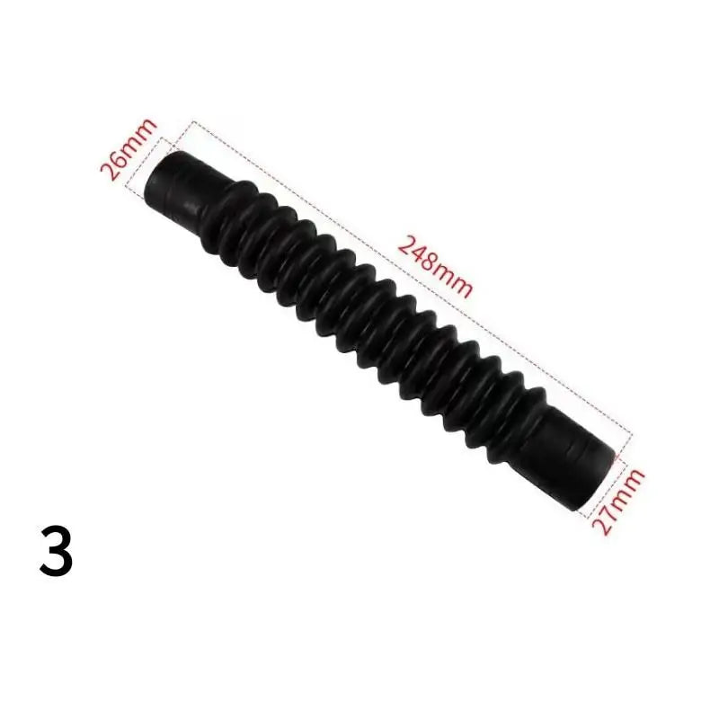 For Washing Machine Inner Drain Pipe Outlet Pipe Black With Extra Lining Flexible Rubber Hose Internal Connection Hose Qme A3
