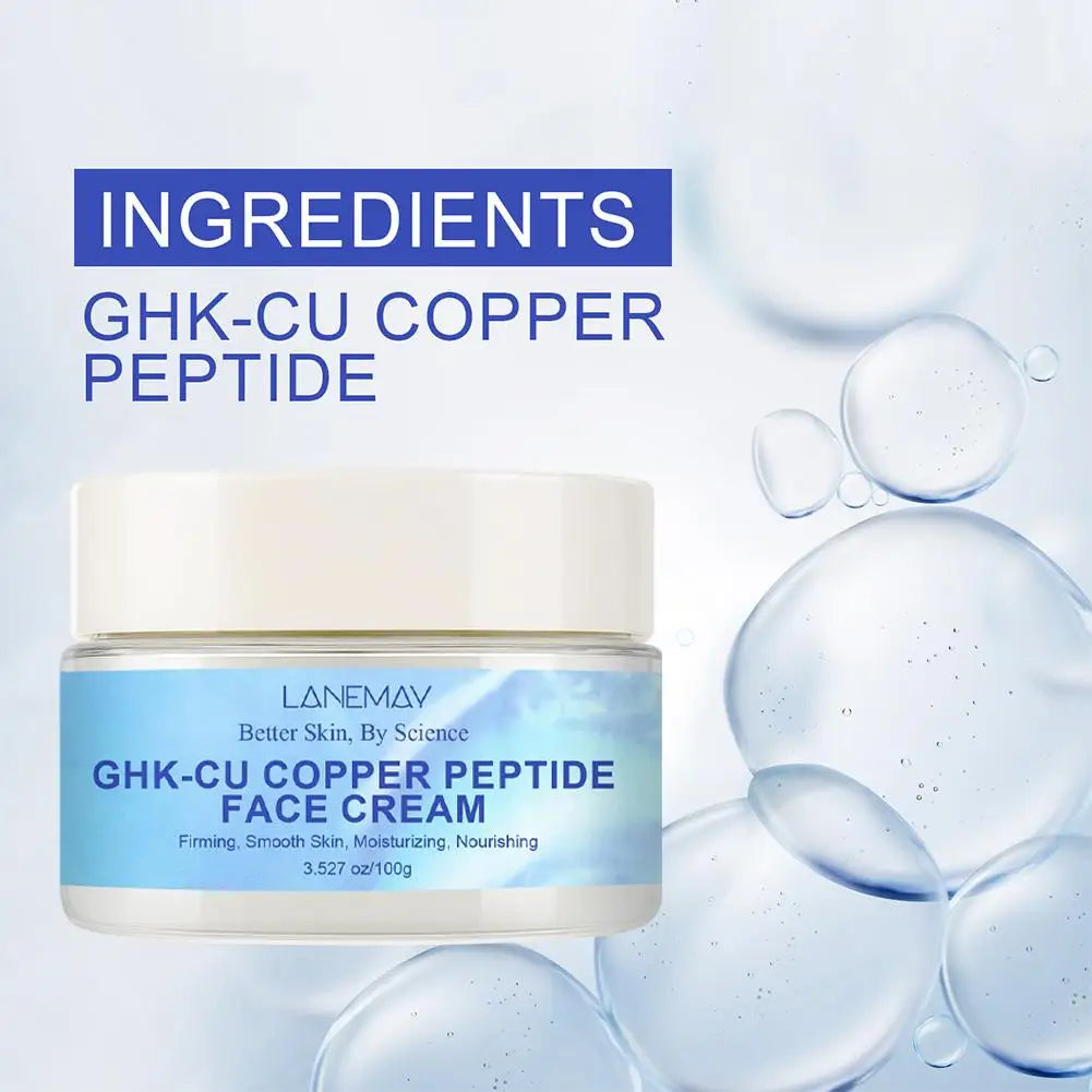 1/2PCS GHK-Cu Copper Peptide Face Cream, Skin Firming & Moisturizing Skincare, Deeply Nourishing For Smooth Skin Qme