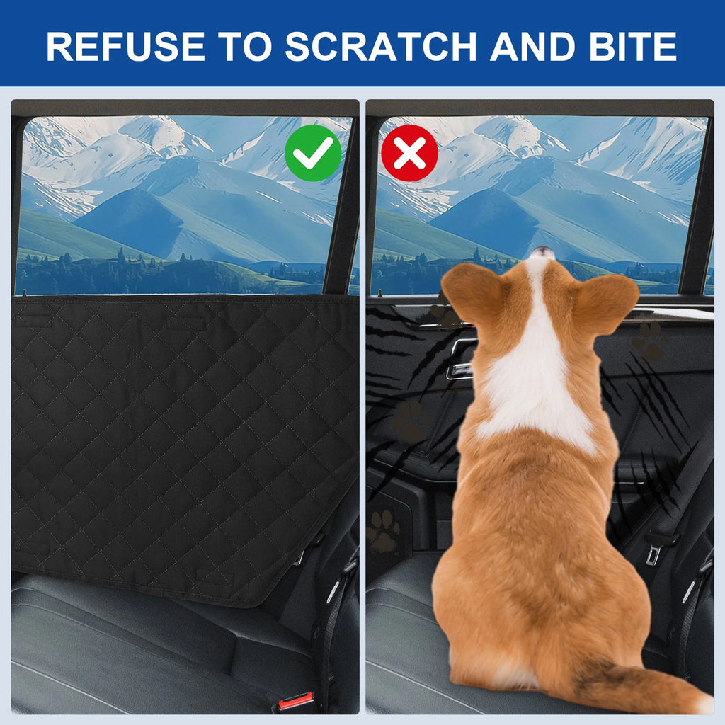 2 Pcs Waterproof Car Door Cover Pet Anti-Scratch Car Interior Cover Washable Car Door Protect Mats for Car SUV Truck Dog Travel Qme