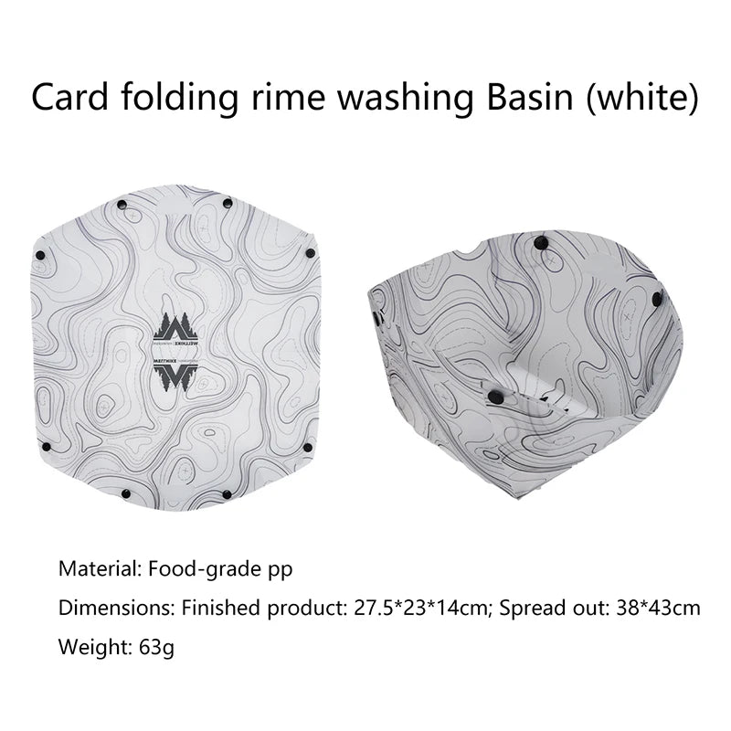 Outdoor Lightweight Folding Tableware Portable Bowl Plates Coffee Qme 12