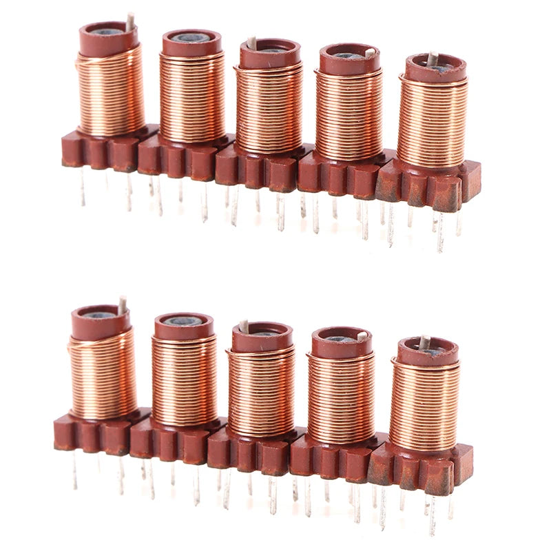 10pcs 26T 2.1uh-6.3uH Adjustable High-Frequency Ferrite Core Inductor Qme