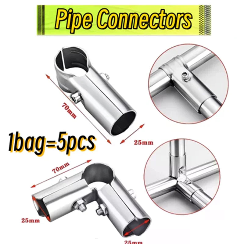 Structural Pipe Connectors Metal Tube Connector Rod Support Fixed Qme