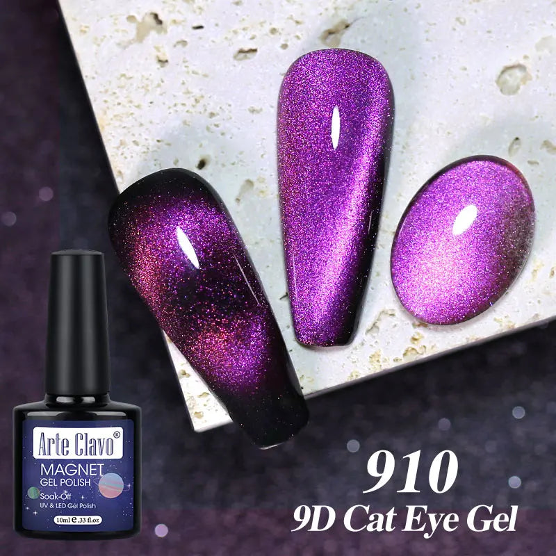 Arte Clavo Auroras Cat Eye Magnetic Gel Unicorn Shining Transparent