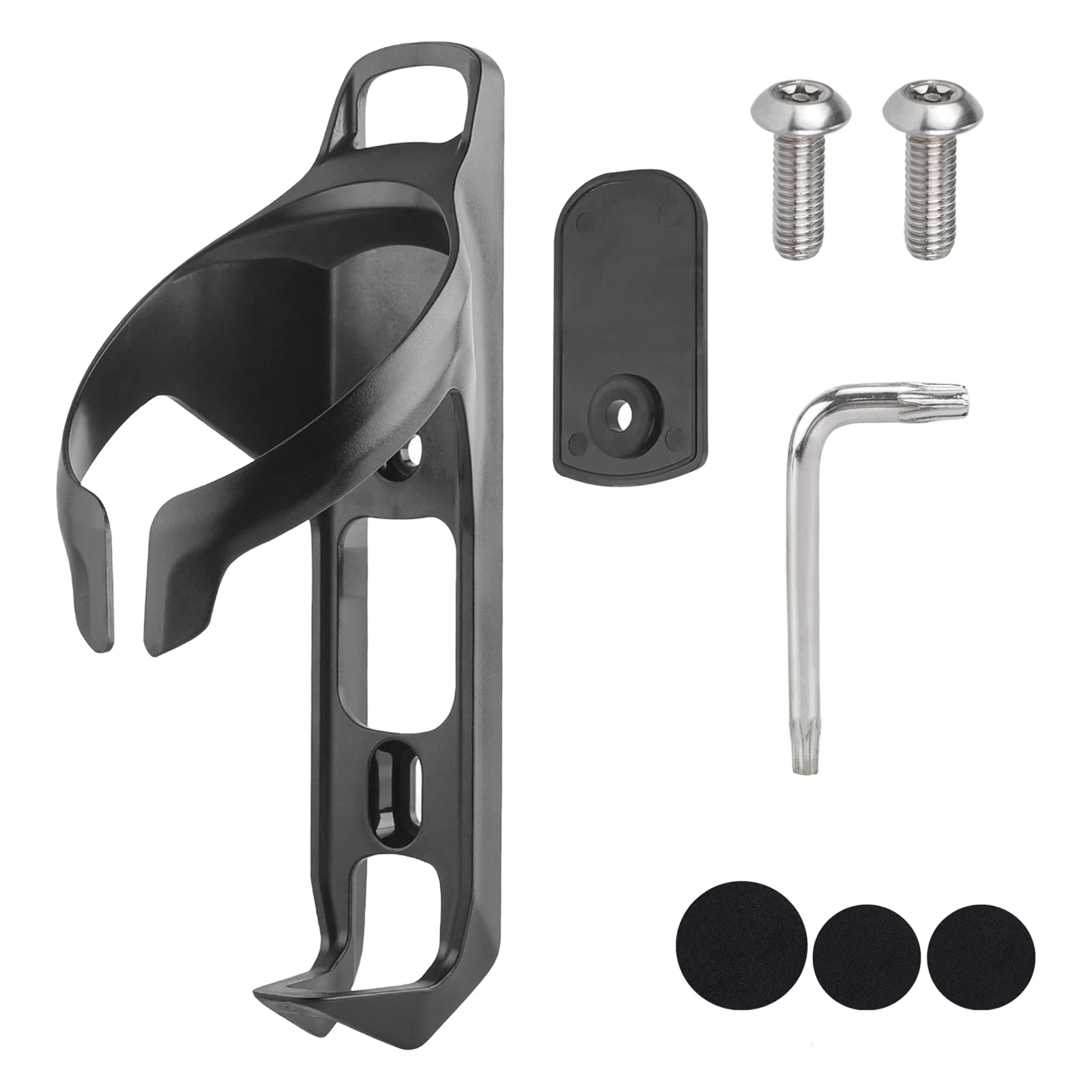 For /Huawei/Samsung Tag Positioning Water Bottle Holder 2In1 Aerodynamic Biking Bottle Holders Bicycle Water Bottle Cage Qme grey