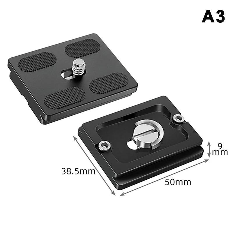 1 4 Screw Tripod Quick Release Adapter Aluminum Alloy Designed Qme A3