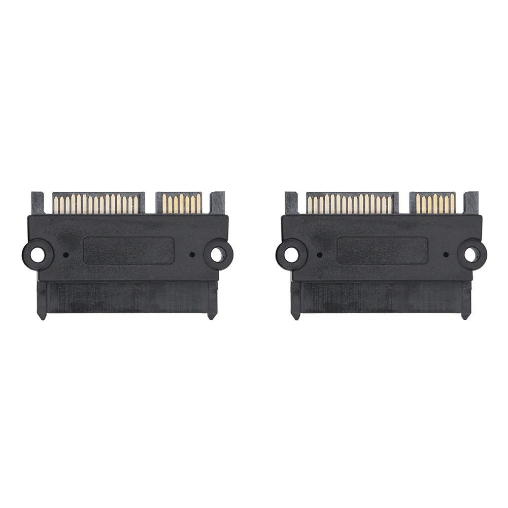 10-1PCS SATA Male To Female Power Data Converter 22Pin Power Data Adapter SATA To SATA Converter Qme 2PCS
