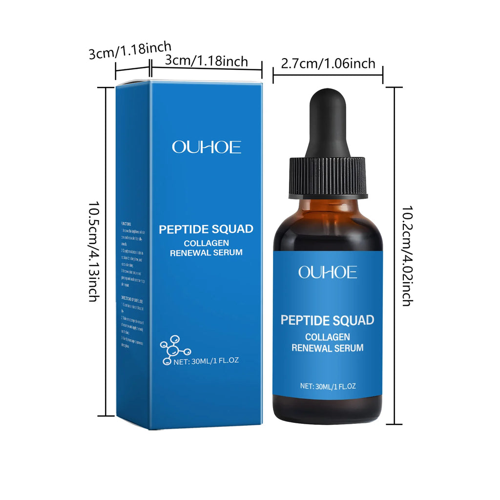Collagen Polypeptide Essence Fade Fine Lines Lifting Firming Moisturizing Skin Care Tightening Skin Nourishing Facial Serum Qme
