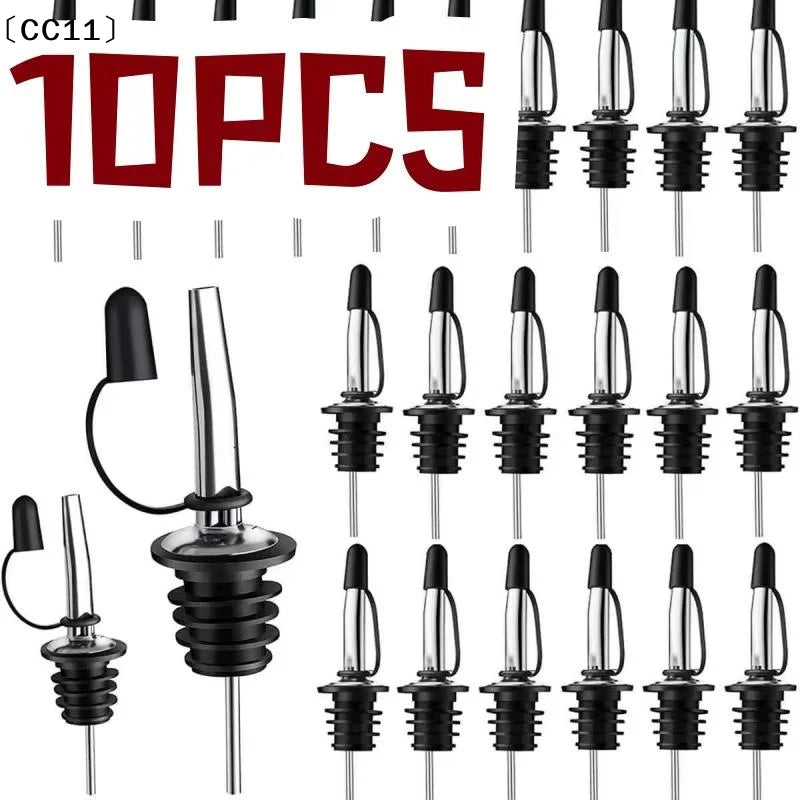 Bar Tool Wine Bottle Stopper Cap Dispenser Sprayer Lock Pourer Sauce Qme