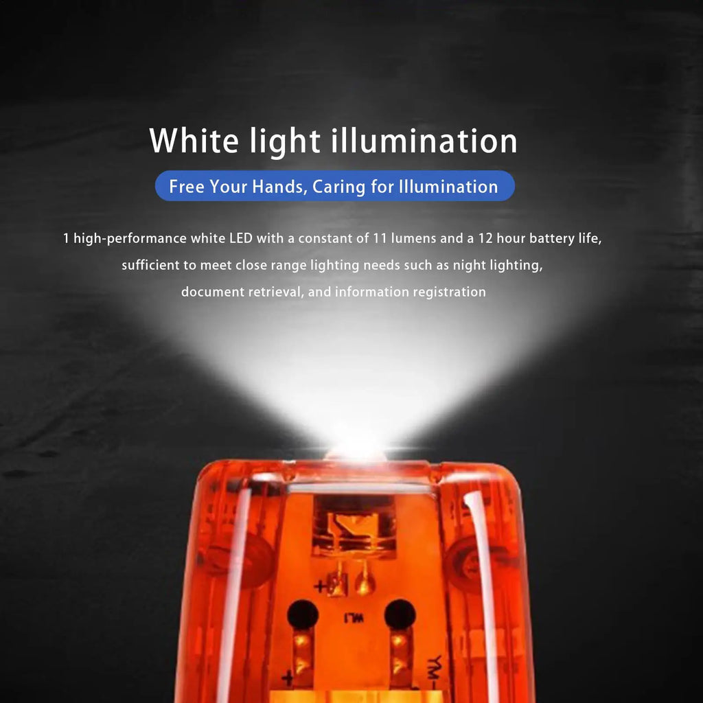 Rechargable Safety Flashing Clip Lamp USB Charging Waterproof Led Qme