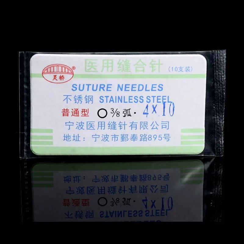 Medical Surgical Suture Needle Triangle Double Eyelid Buried Eyebrow Qme black