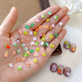 Ice-transparent Vegetable Nail Art Accessories Cute Mini Charms Qme Default Title