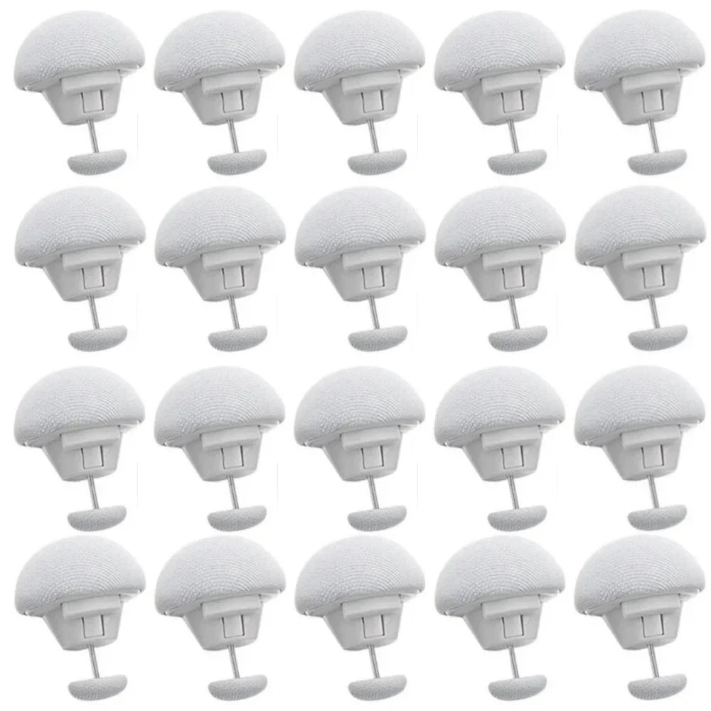 60-4PCS Bed Sheet Clip Quilt Anti Slip Safety Fixing Clip Blanket Anti Slip Deformation One Key Unlock Fastener Bed Accessories Qme White 20pcs