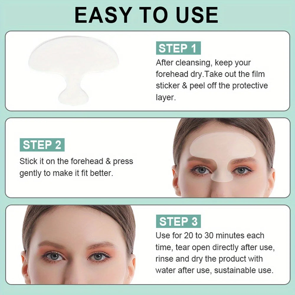 Silicone Reusable Anti-wrinkle Face Patch Valentine S Day Mask Qme