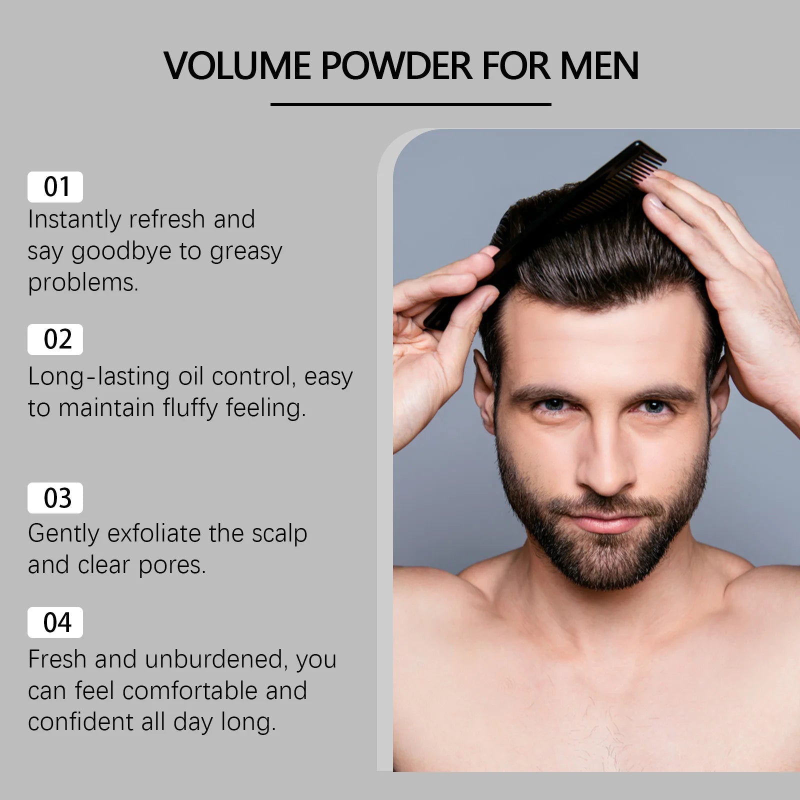 Volumizing Hair Powder Man Refreshing Oil Control Long-lasting Qme
