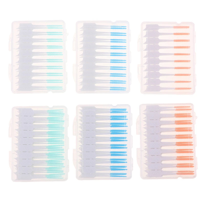 20 Between Teeth Oral Care Toothpick Interdental Brush Cleaning Qme