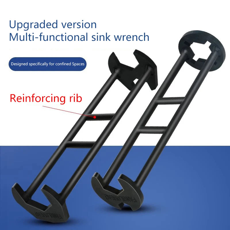 Multi Functional Faucet Installation Wrench Sink Water Pipe Angle Qme