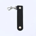 Fashion PU Leather Keychain Simple Keychain Pendant Anti-lost Key Chain Creative Car Key Strap Fashion Jewelry Bag Decoration Qme Black