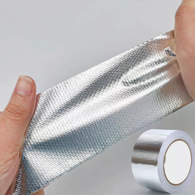 10m Aluminum Foil Tape Temperature Resistant Insulation Manifold Qme