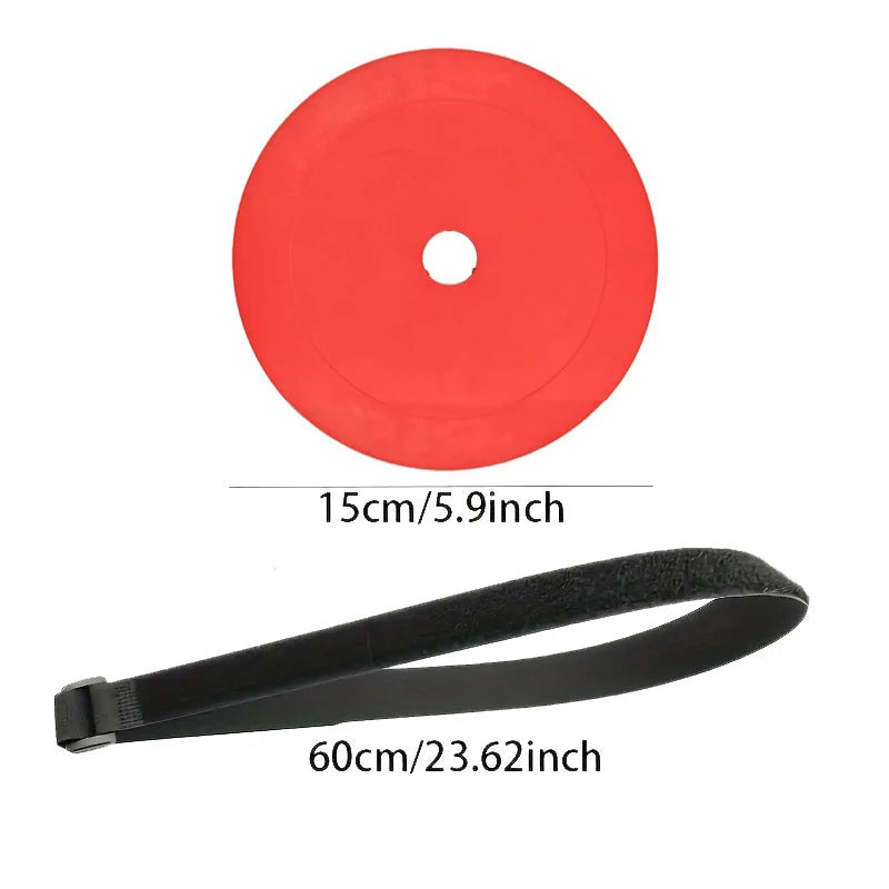 Durable TPE Material Adjustable Soccer Training Targets Portable Qme Orange