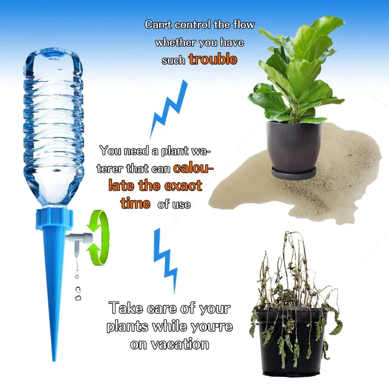 Indoor Plant Auto Watering Device, Drip Irrigation, Self - Watering Kit, Home Flower Garden Tool, Automatic Waterer Qme
