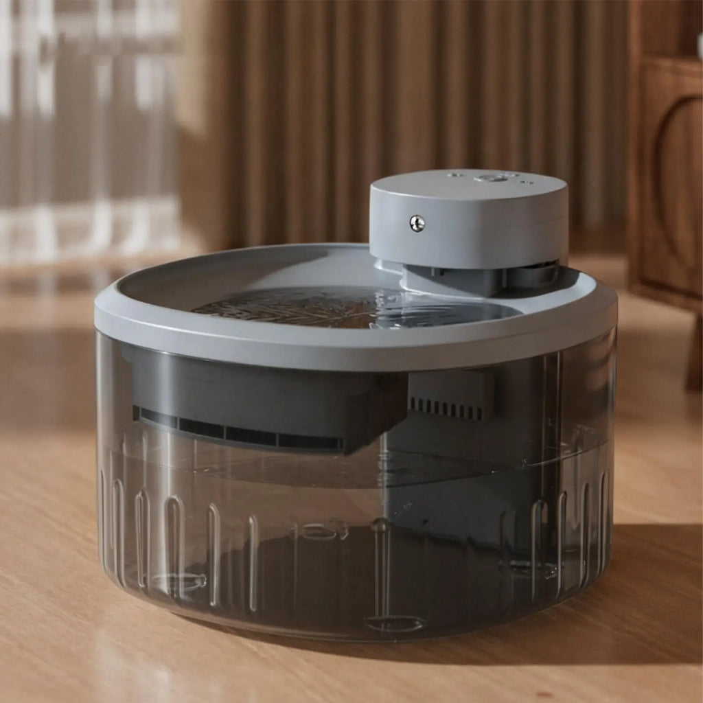Cat Water Fountain Motion-activated Rechargeable 9 Filters Automatic Qme