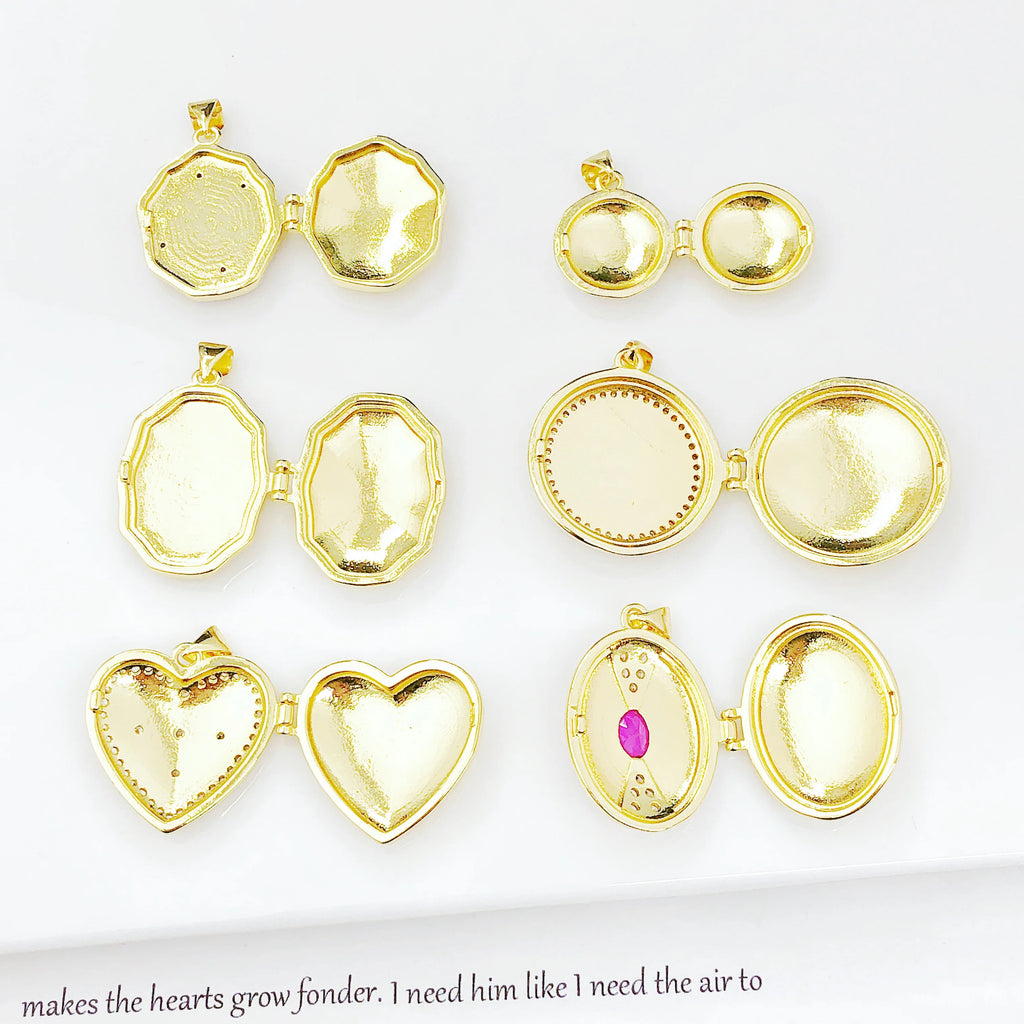 New Trendy Openable Religious Virgin Mary Saint Jude Zircon Photo Box Pendant Necklace for Female Male Daily Party Jewelry Qme
